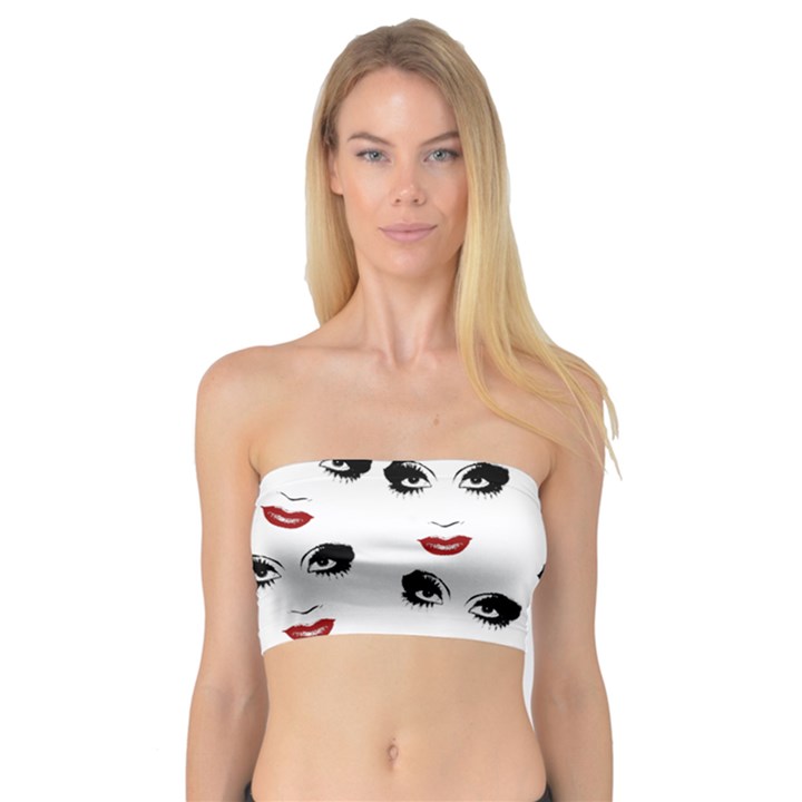 Bianca Del Rio pattern Bandeau Top