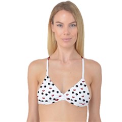 Bianca Del Rio Pattern Reversible Tri Bikini Top by Valentinaart