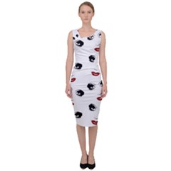 Bianca Del Rio Pattern Sleeveless Pencil Dress by Valentinaart