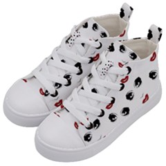 Bianca Del Rio Pattern Kids  Mid-top Canvas Sneakers by Valentinaart