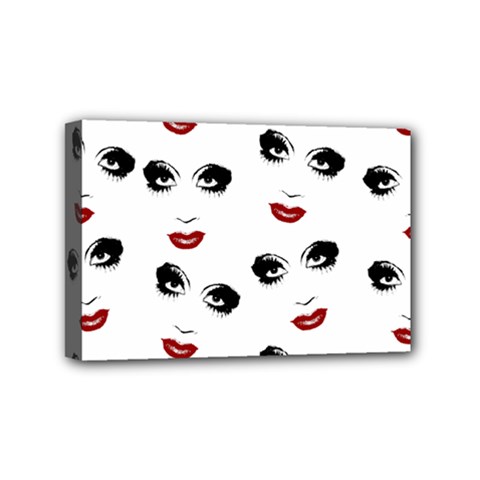 Bianca Del Rio Pattern Mini Canvas 6  X 4  (stretched) by Valentinaart