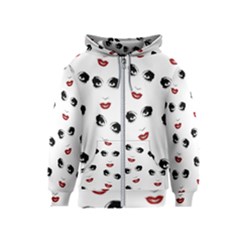 Bianca Del Rio Pattern Kids  Zipper Hoodie by Valentinaart