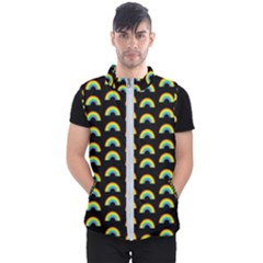 Pride Rainbow Flag Pattern Men s Puffer Vest by Valentinaart