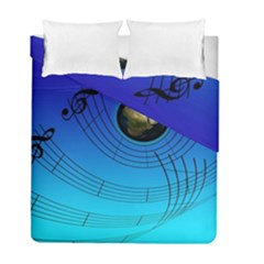 Music Reble Sound Concert Duvet Cover Double Side (full/ Double Size) by HermanTelo