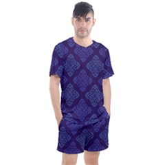 Seamless Continuous Men s Mesh Tee And Shorts Set