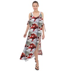 Horse Maxi Chiffon Cover Up Dress by ArtworkByPatrick