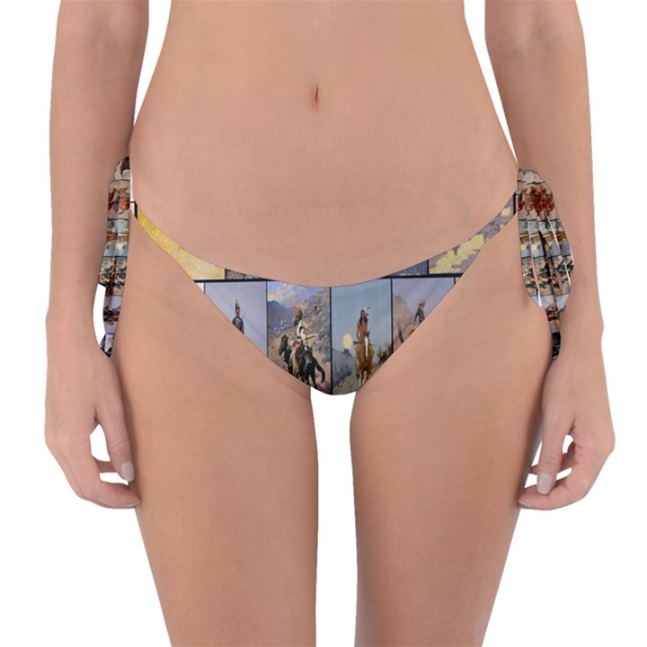 Frederic Remington Reversible Bikini Bottom