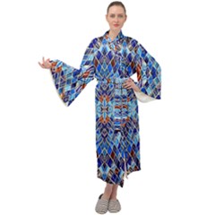 Ml 22 Maxi Tie Front Velour Kimono by ArtworkByPatrick
