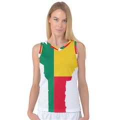 Benin Africa Borders Country Flag Women s Basketball Tank Top