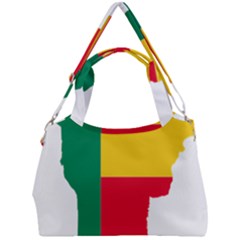 Benin Africa Borders Country Flag Double Compartment Shoulder Bag