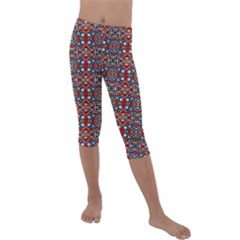 A 8 Kids  Lightweight Velour Capri Leggings  by ArtworkByPatrick