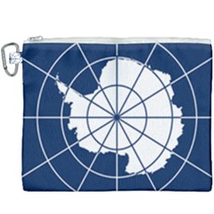 Flag Of The Antarctic Treaty Canvas Cosmetic Bag (xxxl) by abbeyz71