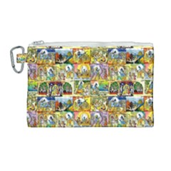 B 2 Canvas Cosmetic Bag (large) by ArtworkByPatrick