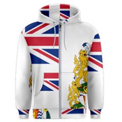 Flag Of The British Antarctic Territory Men s Zipper Hoodie by abbeyz71