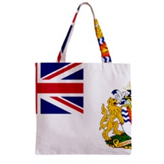 Flag Of The British Antarctic Territory Zipper Grocery Tote Bag by abbeyz71
