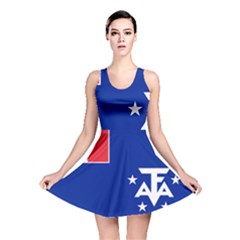 Flag Of The French Southern And Antarctic Lands Reversible Skater Dress by abbeyz71