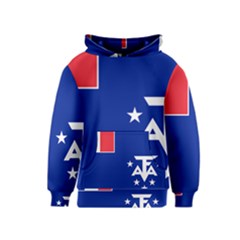 Flag Of The French Southern And Antarctic Lands Kids  Pullover Hoodie by abbeyz71