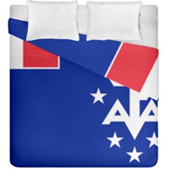 Flag Of The French Southern And Antarctic Lands Duvet Cover Double Side (king Size) by abbeyz71