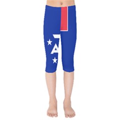 Flag Of The French Southern And Antarctic Lands Kids  Capri Leggings  by abbeyz71