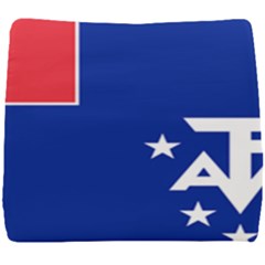 Flag Of The French Southern And Antarctic Lands Seat Cushion by abbeyz71