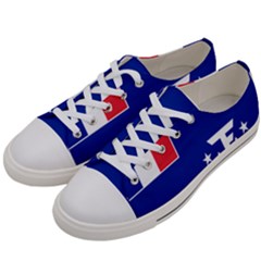 Flag Of The French Southern And Antarctic Lands Women s Low Top Canvas Sneakers by abbeyz71