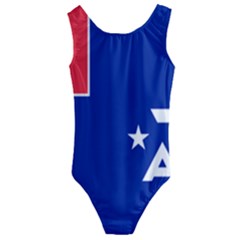 Flag Of The French Southern And Antarctic Lands Kids  Cut-out Back One Piece Swimsuit by abbeyz71