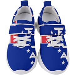 Flag Of The French Southern And Antarctic Lands Kids  Velcro Strap Shoes by abbeyz71