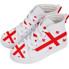 Borders Country Flag Geography Map Kids  Hi-top Skate Sneakers