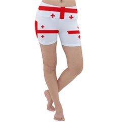 Borders Country Flag Geography Map Lightweight Velour Yoga Shorts