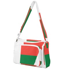 Madagascar Flag Map Geography Front Pocket Crossbody Bag