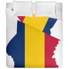 Chad Flag Map Geography Outline Duvet Cover Double Side (california King Size)