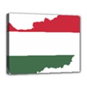 Hungary Country Europe Flag Canvas 14  x 11  (Stretched) View1