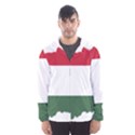 Hungary Country Europe Flag Men s Hooded Windbreaker View1