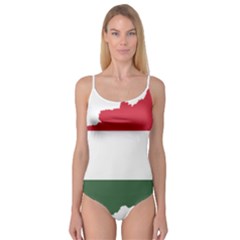 Hungary Country Europe Flag Camisole Leotard  by Sapixe