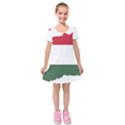 Hungary Country Europe Flag Kids  Short Sleeve Velvet Dress View1