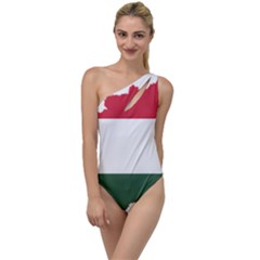 Hungary Country Europe Flag To One Side Swimsuit