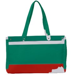 Bulgaria Country Europe Flag Canvas Work Bag by Sapixe