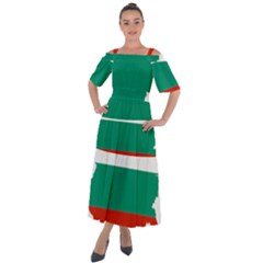 Bulgaria Country Europe Flag Shoulder Straps Boho Maxi Dress 