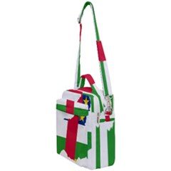 Central African Republic Flag Map Crossbody Day Bag