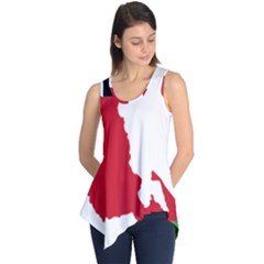 Malawi Flag Map Geography Outline Sleeveless Tunic by Sapixe