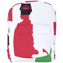 Malawi Flag Map Geography Outline Full Print Backpack