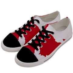 Malawi Flag Map Geography Outline Men s Low Top Canvas Sneakers by Sapixe