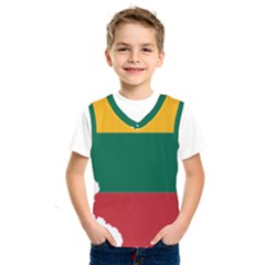 Lithuania Country Europe Flag Kids  Sportswear by Sapixe