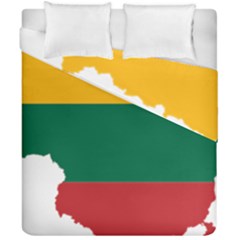 Lithuania Country Europe Flag Duvet Cover Double Side (california King Size)