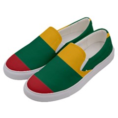 Lithuania Country Europe Flag Men s Canvas Slip Ons
