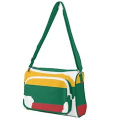 Lithuania Country Europe Flag Front Pocket Crossbody Bag