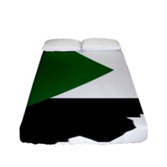 Sudan Flag Map Geography Outline Fitted Sheet (full/ Double Size)