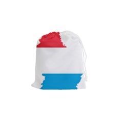 Luxembourg Country Europe Flag Drawstring Pouch (small)