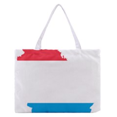 Luxembourg Country Europe Flag Zipper Medium Tote Bag by Sapixe