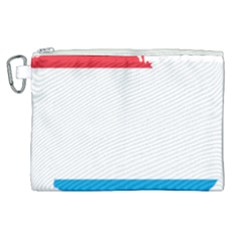 Luxembourg Country Europe Flag Canvas Cosmetic Bag (xl)